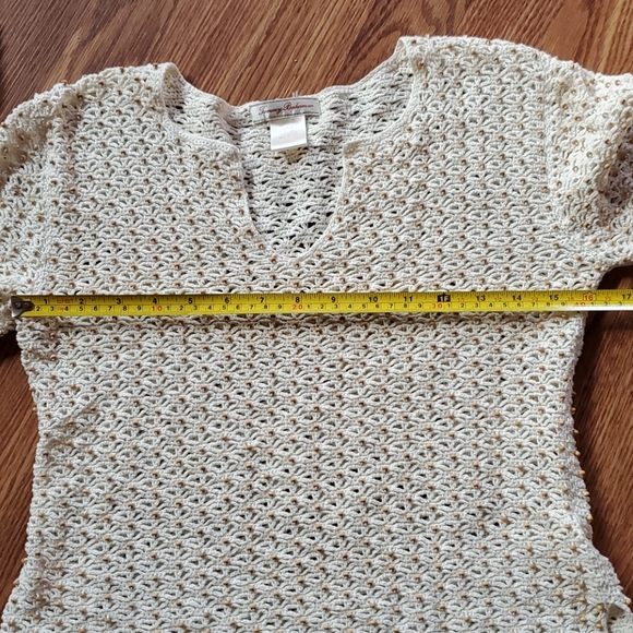 Tommy Bahama knit/shell long sleeve sweater - Picture 8 of 9